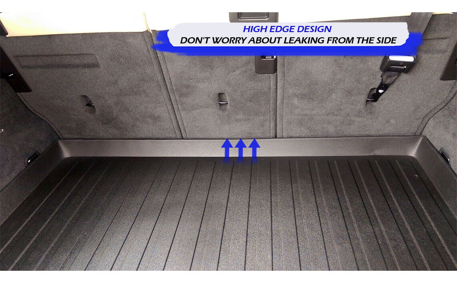 Custom Fit Trunk Cargo Liner For Volvo XC60 SUV 2010-2017 – Waterproof, Anti-Slip, Black