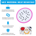 thumbnail image 3 of Posavasos absorbente antideslizante resistente al calor con Base de corcho, alfombrilla redonda para cocina, Bar, cafetería, Deco, 3 of 5