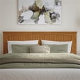 thumbnail image 4 of Pemberly Row King Coastal Solid Wood Panel Headboard in Light Toffee, 4 of 9
