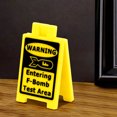 thumbnail image 2 of Vekome Cat Vomit Sign, Dog Vomit Sign, Cat Vomit Caution Sign, 4 " Funny Cat Sign Decor, Cats Live Here Novelty Desk Sign, Yard Warning Sign, 2 of 6