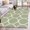 Green, variant on 3'x5' Area Rugs, Sage Green Abstract Indoor Outdoor Area Rug for Living Room Bedroom, Modern White Geometric Twisted Art Washable Bathroom Rugs Kitchen Floor Carpet Mats Home Decor Aesthetic