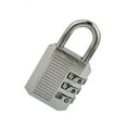 thumbnail image 2 of Password Padlock,Combination Lock Waterproof 3 Luggage Lock Combination Padlock Performance Driven, 2 of 2
