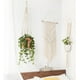 thumbnail image 3 of Cestas colgantes para macetas, 1 pieza de colgador de plantas para interior y exterior con ganchos para colgar, cesta colgante de pared de algodón hecha a mano para decoración del hogar, soporte para, 3 of 7