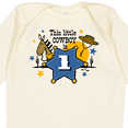 thumbnail image 4 of Inktastic Little Cowboy 1st Birthday Boys Long Sleeve Baby Bodysuit, 4 of 5