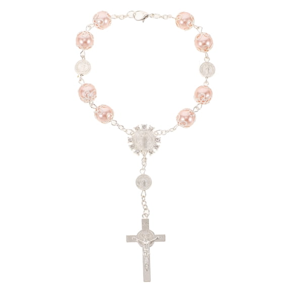 LOLIPPYY Pink Glass Car Hanging Charm Interior Accessories for Decor Handcrafted Rear View Mirror Pendant