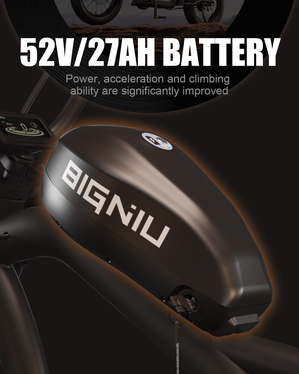 BIGNIU BG-X PRO Electric Bike for Adults,740W Brushless