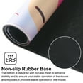 thumbnail image 5 of Jahosin Large Gaming Mouse Pad with Stitched Edges,[35.4x15.7In] Extended Mouse Pad with Non-Slip Natural Rubber Base for Gamer/Desktop/Office/Home 90x40 CatJ, 5 of 6