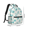 thumbnail image 2 of Uemuo Turtle Printed Student Durable Water-resistant Backpack,Travel Backpack,Outdoor Activities Backpack, Laptop Backpack, Multi-compartment Backpack, 2 of 5