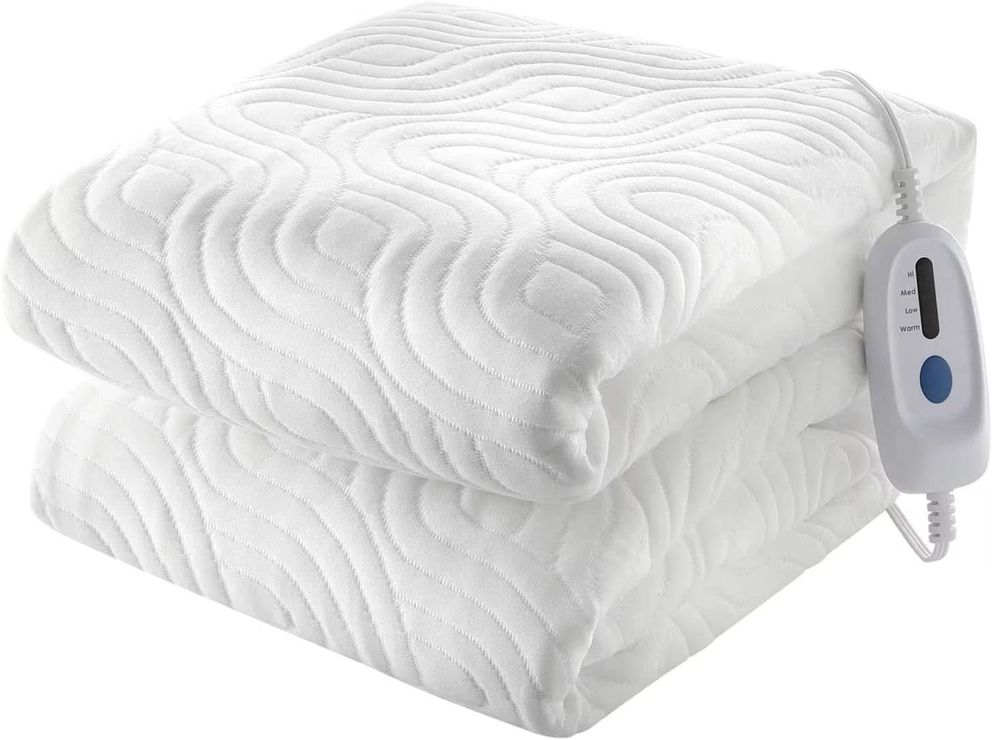 Haperlare Twin Heated Mattress Pad, Electric Mattress Pad Cover Deep