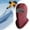 red, variant on Balaclava Hood Headgear Warm Winter Hat for Outdoor Sports Riding Hiking Cycling gray