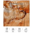 thumbnail image 5 of Marble Burnt Orange Wrap Around Bed Skirts for Queen Bed 18" Drop,Bed Skirt with Adjustable Elastic Belt Dust Ruffle Bed Valance for Bedroom Hotel Modern Abstract Ink Painting Luxury Bed Frame Cover, 5 of 7