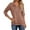 Rose Gold, variant on MIXUE Boho Tops For Women Autumn Winter Solid Color V Neck Zipper Long Sleeve Slim Casual Business Tunic Tee Shirts Holiday Wear,Green,M