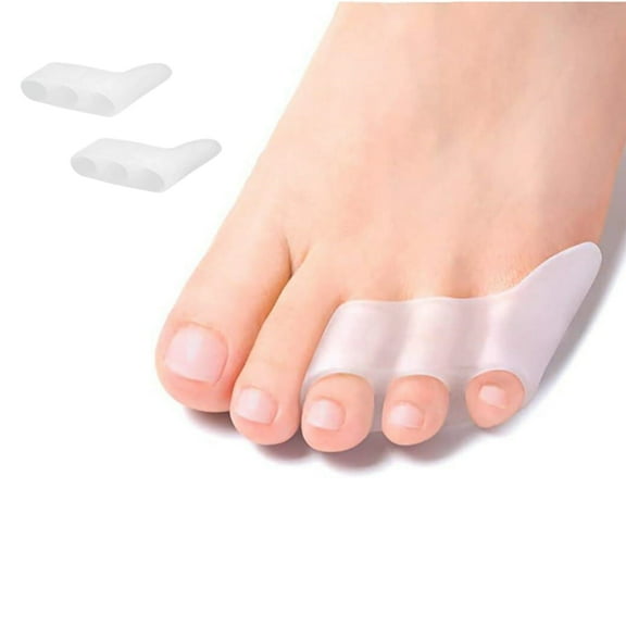 MODANU 1 Pair Bunion Corrector, Pinky Toe Separator Soft Silicone Gel Little Pinky Toe Protectors Sleeve for Calluses Blisters Corns and Pain Relief Toe Separators for Men and Women