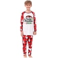 thumbnail image 5 of Nmnitkp Christmas Pajamas for Family Add Festive Atmosphere Family Christmas Pajamas Matching Sets PJ's Sleepwear Printed Top and Plaid Pants with Pockets Family Christmas Pajamas Matching Sets, 5 of 7