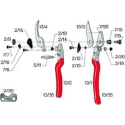 Felco F13 One or Two-Hand Garden Pruner with Steel Blade