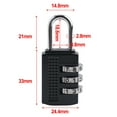 thumbnail image 2 of Reliable and Secure 4Digit Combination Padlock for Doors Gates & Fences, 2 of 11