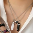 thumbnail image 5 of DESIGNICE 2 Pcs Couple Necklace,Romantic "I Love You" Gifts for Her,Matching Couples Jewelry, 5 of 5