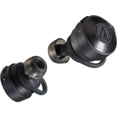 UPC: 4961310152055 | Audio-Technica Bluetooth True Wireless Earbuds with Charging Case  Black  AUD ATHCKS5TWBK