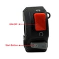 thumbnail image 3 of 7/8" Motorcycle Handlebar Fog Headlight Horn Start Kill Switch ON OFF Button 12V, 3 of 7