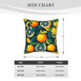 thumbnail image 4 of Kll Fresh Orange Decorative Throw Pillow Covers Velvet Soft For Couch Sofa Bedroom Living Room Outdoor -16"X16", 4 of 8