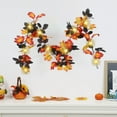 thumbnail image 5 of Halloween Artificial Maple Leaf Garland with Pumpkins and Sunflowers 66.7 inch Fall Vine for Stair Railing Mantle Door Table Harvest Festival Autumn Decor, 5 of 6