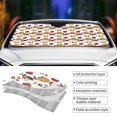 thumbnail image 5 of Fuzoiu Maple leaf nut Mushroom Print Car Windshield Sun Shade,Block Uv Rays Sunshade,Foldable Front Window Sun Visor Protector for Car,SUV,Truck-Keep Vehicle Cool-Maple leaf nut Mushroom, 5 of 8