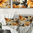 thumbnail image 3 of Designart "Fall Floral Cottage" Floral Printed Throw Pillow, 3 of 5