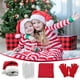 thumbnail image 3 of Xihbxyly Cosas Por Menos de 5 Dolares Conjunto de Disfraz de Papá Noel para Niños, Barba de Papá Noel, Gorro de Navidad, Bufanda y Guantes para Niños, Accesorio de Fotografía para Fiesta de Disfraces, 3 of 7