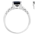 thumbnail image 2 of Original Star K� Genuine Black Sapphire Solitaire Engagement Ring, 2 of 7