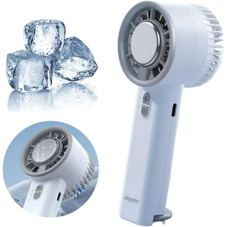 

Wewean Air Conditioning Fan - Real Portable Ice Cold Handheld Fan Handheld Cooling Fan That Blows Cold Air mini portable air conditioning handheld fan rechargeable，handheld fan O849
