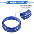 thumbnail image 3 of Unique Bargains 4 Pcs Interior Air Conditioner AC Audio Volume Tune Switch Knob Ring Cover for Ford F150 2021-2023 Blue, 3 of 6