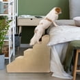 thumbnail image 3 of Precious Tails Deluxe High-Density Foam 5-Step Pet Stairs for Dogs and Cats - Durable, Lightweight, and Portable Staircase for Easy Mobility Assistance, 3 of 7