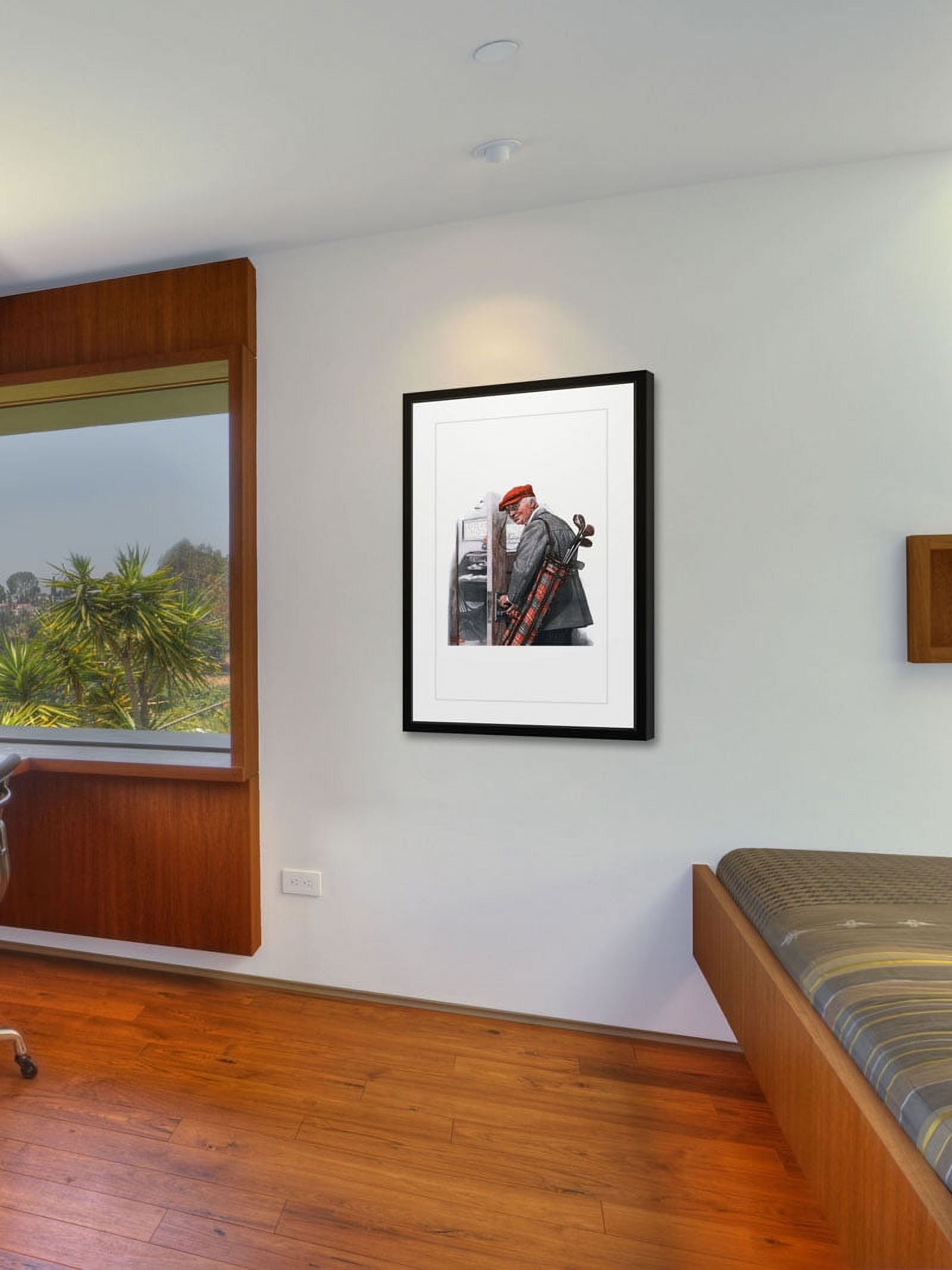 Marmont Hill "Important Business" by Norman Rockwell Framed Art Print