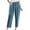 Blue, variant on QUYUON Long Pants Women Solid Color Pants Loose Casual Double Pocket Capris Women Sweatpants Full Pant Leg Length Skinny Pant Style N-5061 Beige 3XL
