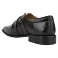 thumbnail image 3 of LIBERTYZENO Mens Dress Male Double Monk Strap Shoes, Black, 11, 3 of 7