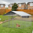 thumbnail image 3 of TPHORK Large Dog Kennel with Waterproof Canopy Outdoor Dog Playpen Heavy Duty Dog Enclosure, 3 of 9