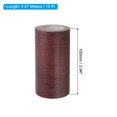 thumbnail image 2 of Cinta de reparación de grano de madera Uxcell, cinta de reparación texturizada autoadhesiva realista para pisos, puertas, mesas, gabinetes, escritorios, castaño oscuro, caoba, 4"x15ft, 2 of 6