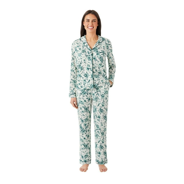 Member's Mark Women's 2-Piece Notch Collar Pajama Set