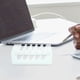 thumbnail image 4 of OULII Soporte Transparente De Acrílico Para Teléfono Y Tablet Para Escritorio Organizador De Oficina Y Reuniones, 4 of 8