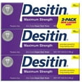 thumbnail image 2 of Desitin Baby Diaper Rash Maximum Strength Original Paste 3 pk/4.8 oz, 2 of 2