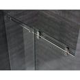 thumbnail image 2 of AstonGlobal SDR978-SS-48-10 Langham 48 x 75 in. Completely Frameless Sliding Shower Door in Stainless Steel, 2 of 6