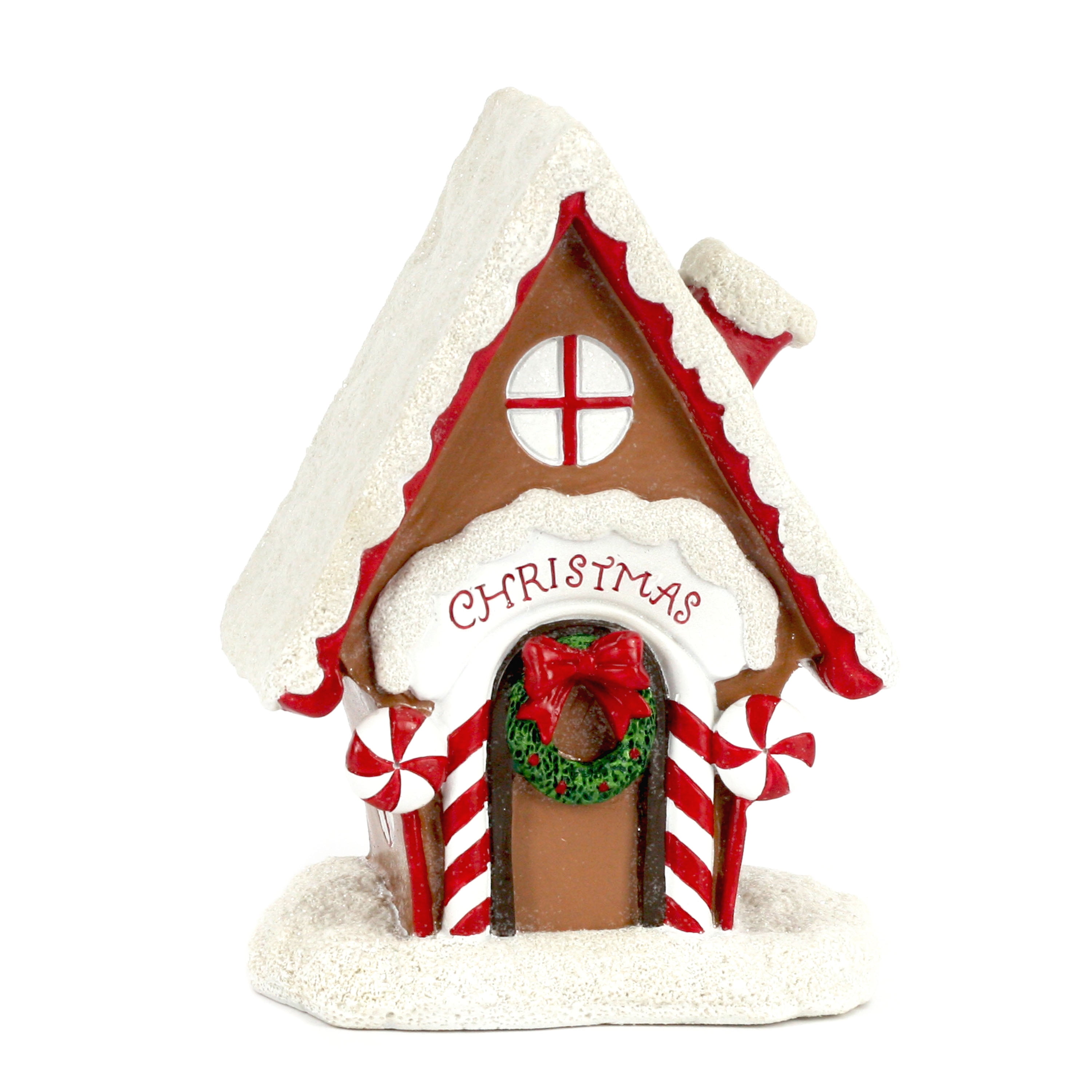 9" Holiday Time Gingerbread House Decor