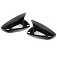 thumbnail image 1 of Pair Horn Style Side Mirror Cap Housing Protector Cover for  3 Axela 2020, 1 of 7
