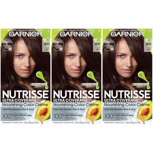 Tinte para el cabello Garnier Nutrisse Ultra Coverage 400 Deep Dark Brown