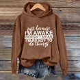 thumbnail image 2 of WZXFASHION Autumn Ladies Casual Comfortable Plus Velvet Fresh Sweet Color Matching Sweater Female Spring Savings Clearance full zip hoodie, 2 of 4