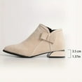 thumbnail image 6 of Mostsola Chelsea Ankle Boots for Women Fashion Bowknot Fall Dress Booties Low Heel Zipper Short Boot, 6 of 6