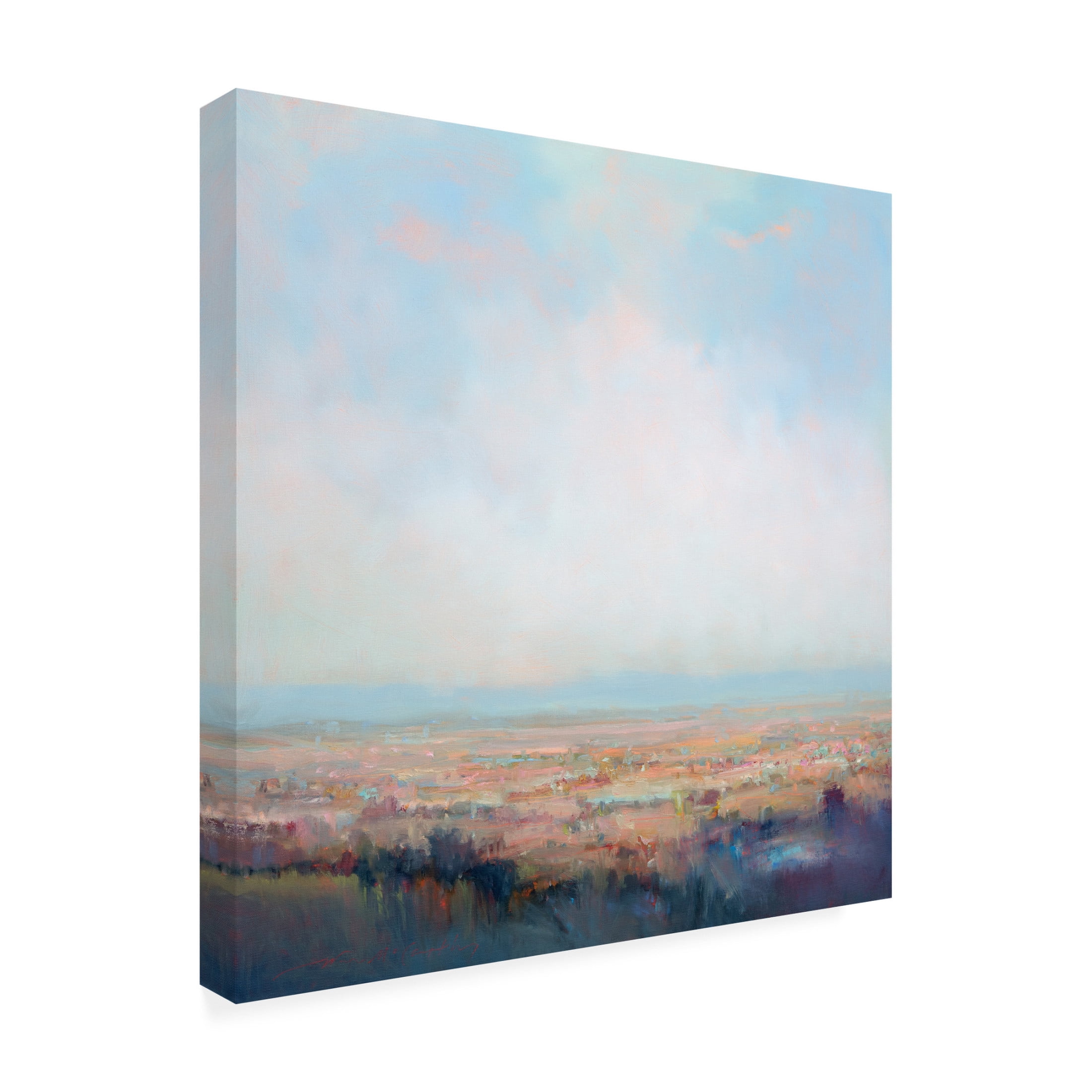 Canvas Wall Art - William McCarthy 'These Days of Wonder' Wall Art for Living Room, Bedroom, or Office Décor by Trademark Fine Art - 14 x 14 Inches