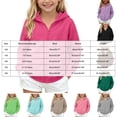 thumbnail image 4 of newwalpole Girls Boys Athletic Zip Up Hoodie Sweatshirt Brushed Fleece Hooded Zipper Sweatshirt School Outerwear Coat for Kids(Grey,13-14 Years), 4 of 9