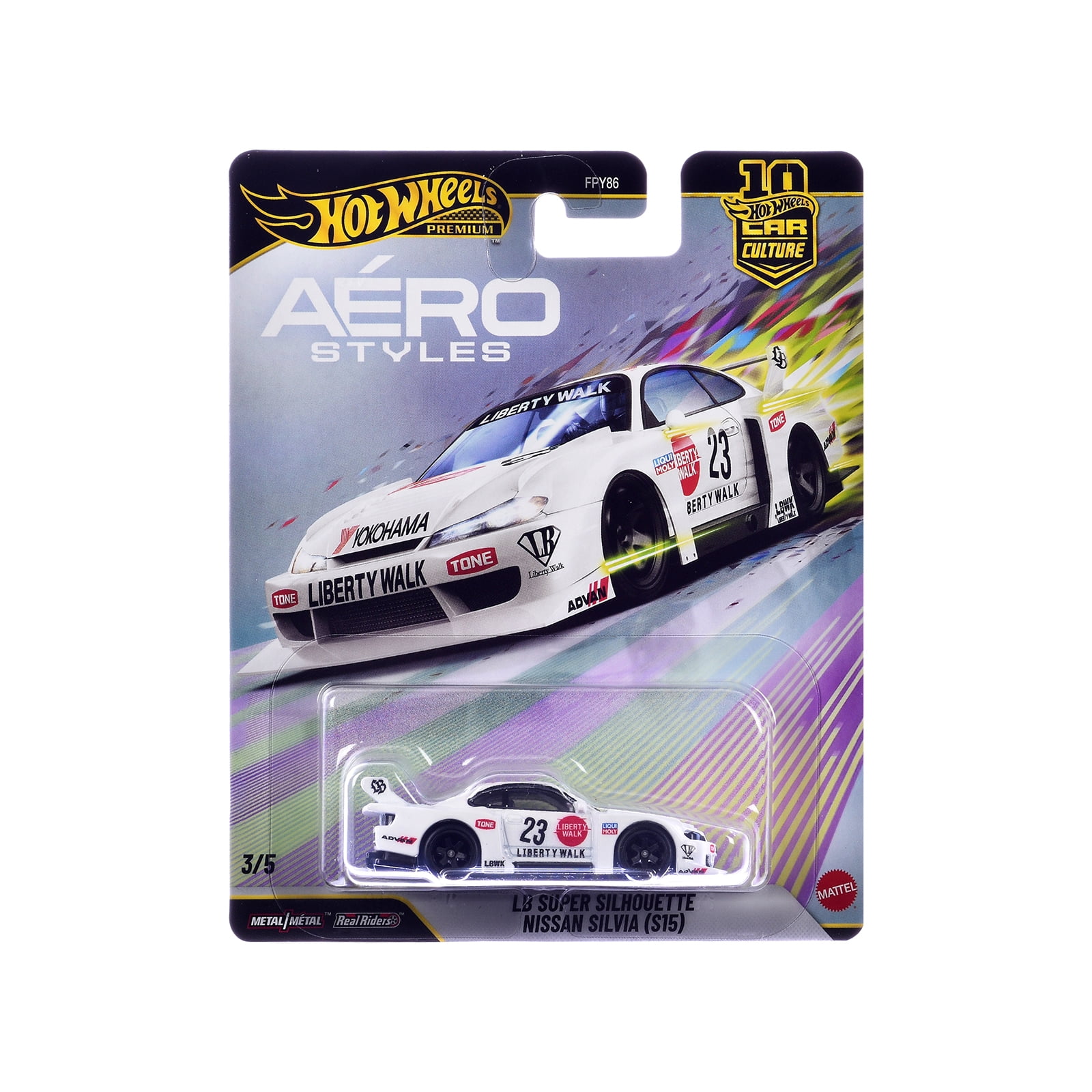 Hot Wheels, Super Silhouette Nissan Skyline, LB-ER34, White