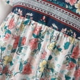 thumbnail image 5 of SZXZYGS Robes Midi pour Femmes Manches Longues Décontractées Boho Imprimé Robe Manches Courtes Col Rond avec Poches Robe Ample 2024, 5 of 5